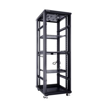 মেঝে স্থায়ী সার্ভার রাক পরিবেষ্টনের